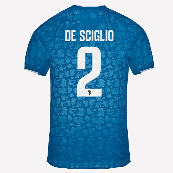 Camiseta Juventus NO.2 De Sciglio Tercera 2019-2020 Azul